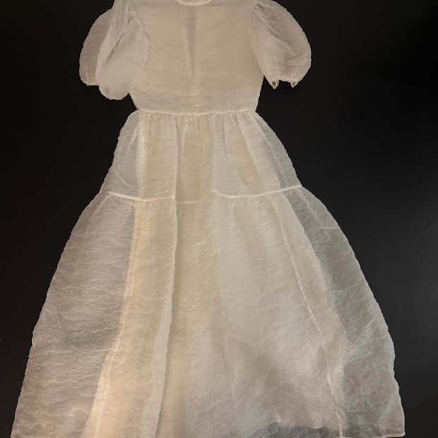 세실리에 반센 켈리 드레스 화이트