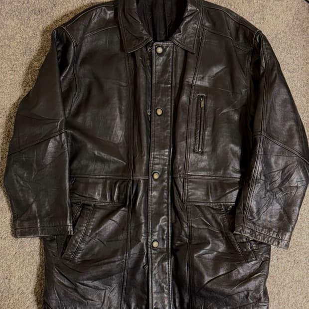 [양가죽/일본브랜드] 빈티지 양가죽 카코트 / XL