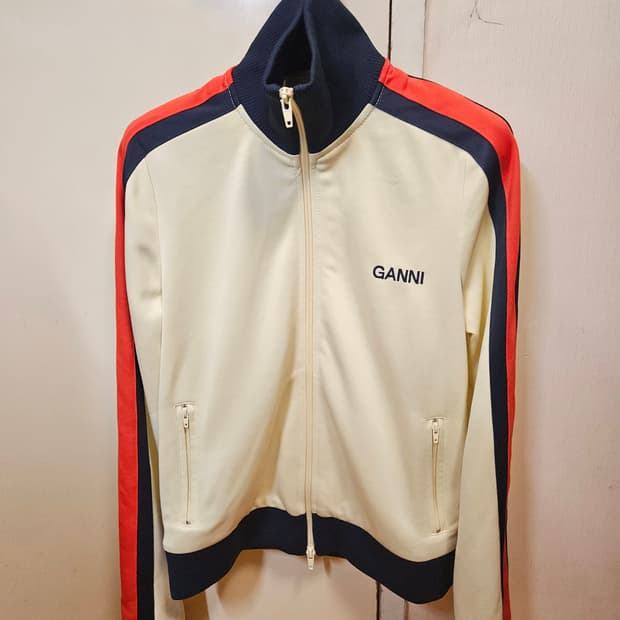 34) 가니 GANNI 로고 트랙수트 자켓