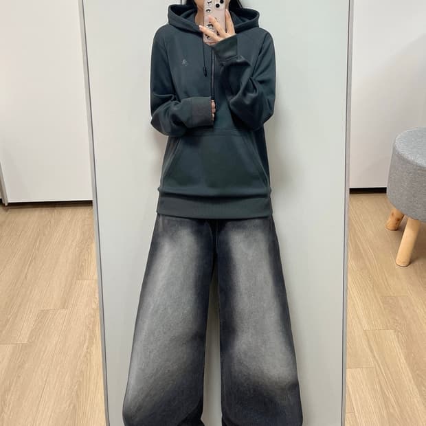 나이키 ACG 반집업 플리스 그레이 후드티