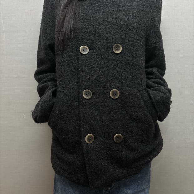 빈티지 fiver 울 코트