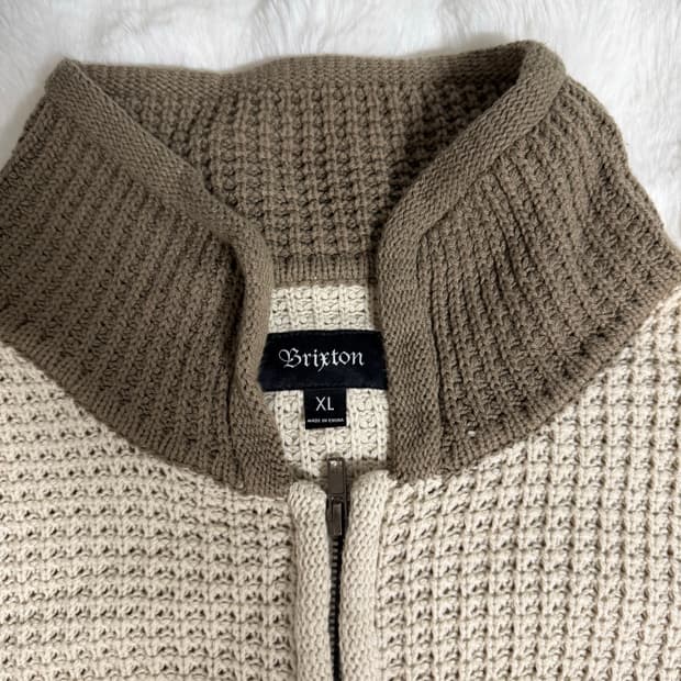 [XL] 브릭스톤 집업 가디건 베이지