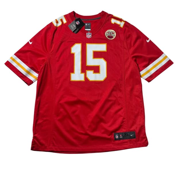 (새상품) 나이키 NFL 켄자스시티 치프스 패트릭 마홈스 풋볼 져지