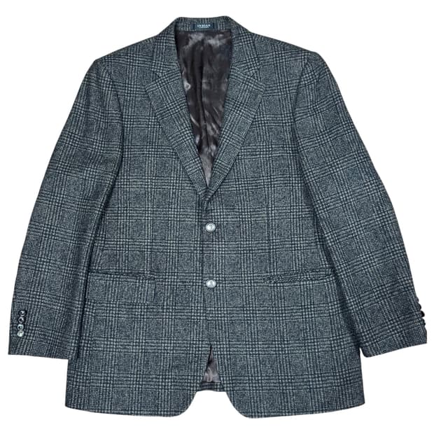 바배) 인디안레이디스 체크 코트 자켓