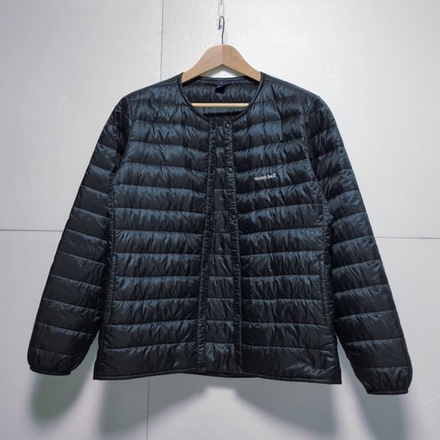 남성 몽벨 수페리어 블랙 검정 구스 다운 거위 우모 경량 패딩