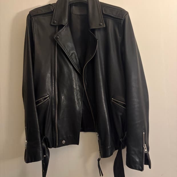 올세인츠 카호 라이더 양가죽 자켓