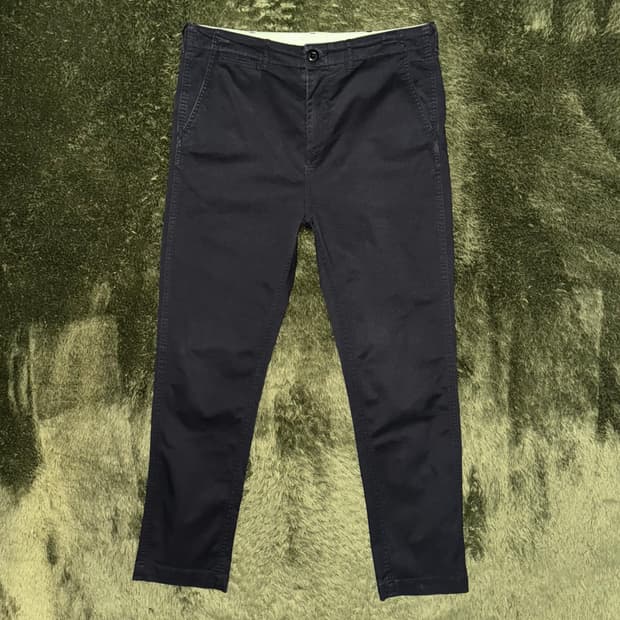 [L] Beams 빔즈 Made in Japan 코튼 치노 팬츠 블랙