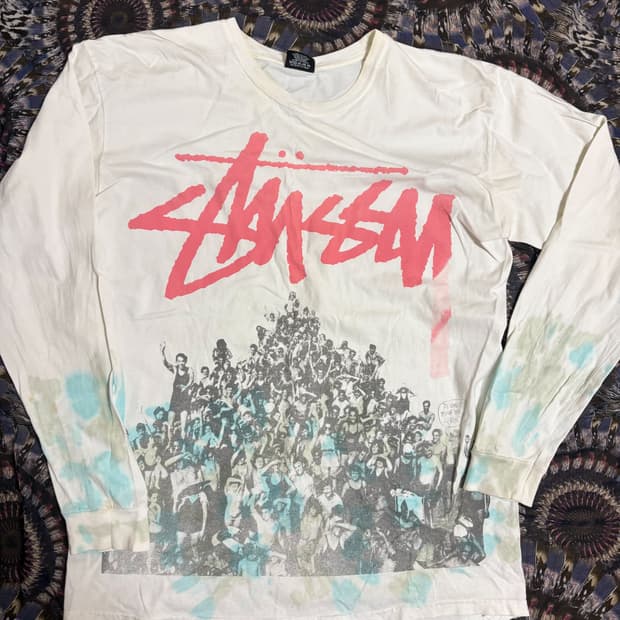 키드밀리 착용 스투시 비치몹 롱슬리브