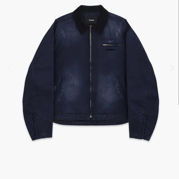 We11done 옥스포드 워크 자켓 네이비 L사이즈