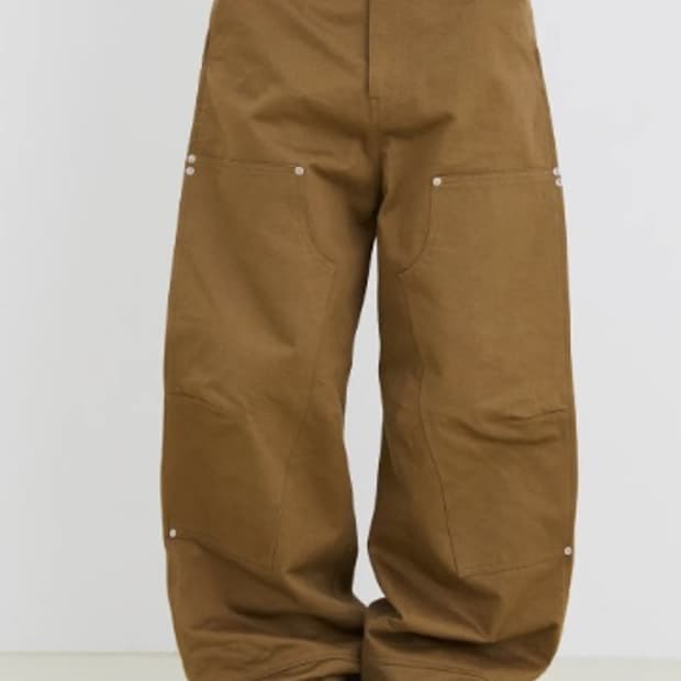 IEY 브라운 카펜터 팬츠 L