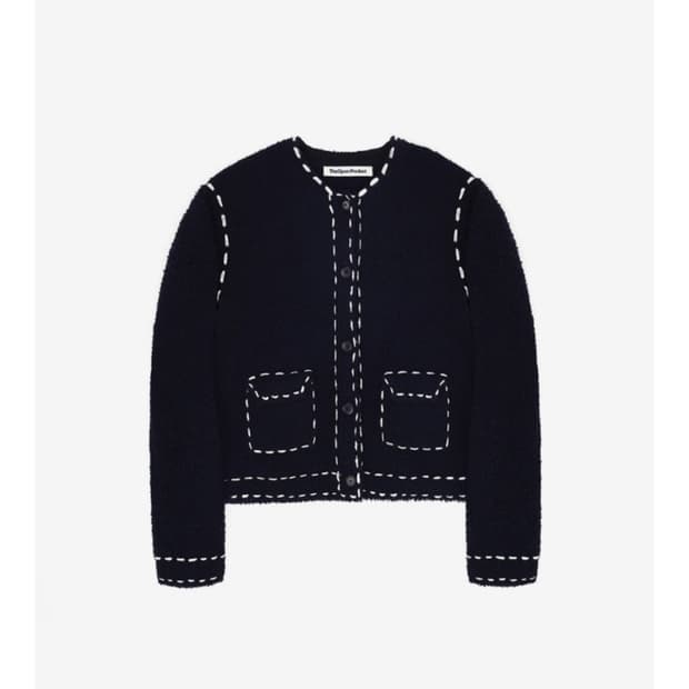 오픈와이와이 소프트 스티치 가디건