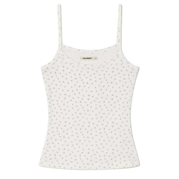 PROVINCE EYELET TANK (CREAM BLOOM)