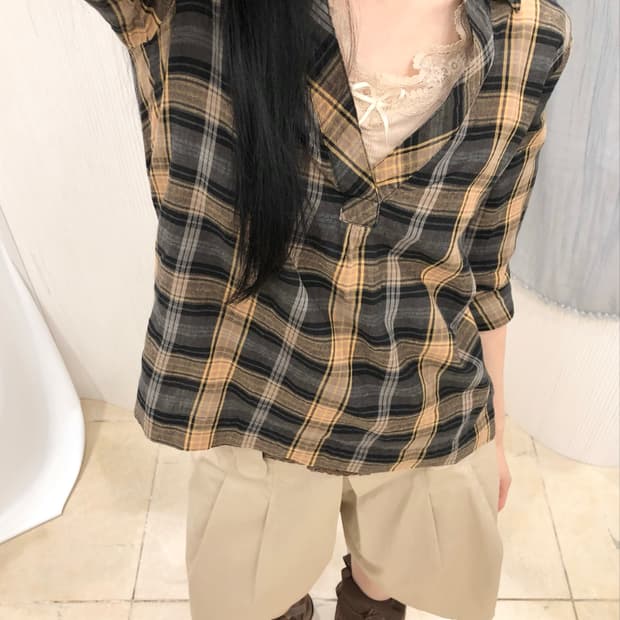 Autumn check shirts