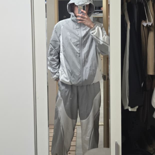 널디 NDY 바람막이 트레이닝복 세트 셋업 L (산산기어 느낌)