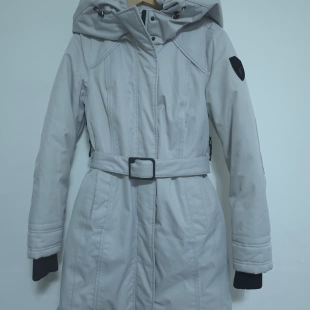 노비스 Nobis 아스트리드 Astrid 라이트 그레이 롱패딩 XS