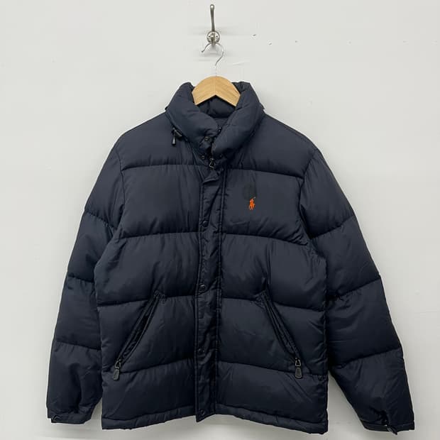 폴로 랄프로렌 블랙 패딩 점퍼 남s