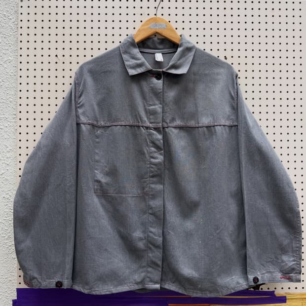70s VINTAGE EAST GERMAN WOMENS 70s 워크자켓