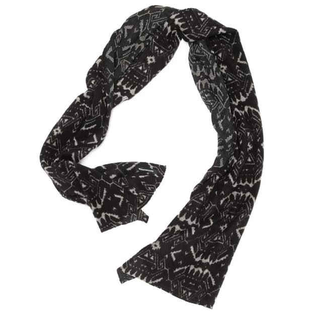 해칭룸 플리스 자카드 머플러