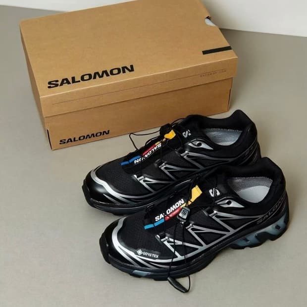 살로몬 XT-6 고어텍스 블랙 실버 265mm