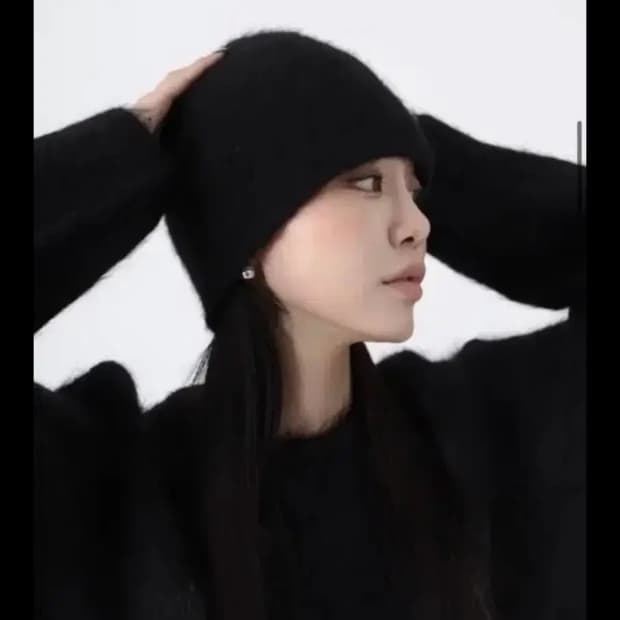 트리밍버드 알파카 비니