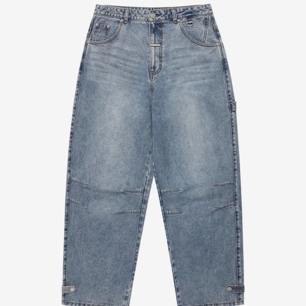 더바이닐하우스 와이드 데님 팬츠