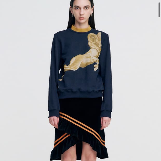 Kimzisu 킴지수 Double Rib Sweatshirt 맨투맨 M