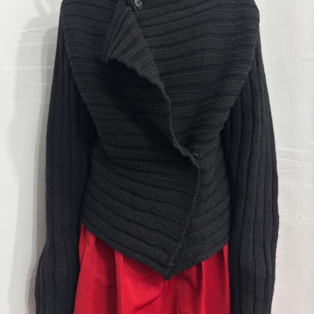 concettocarino knit wrap cardigan