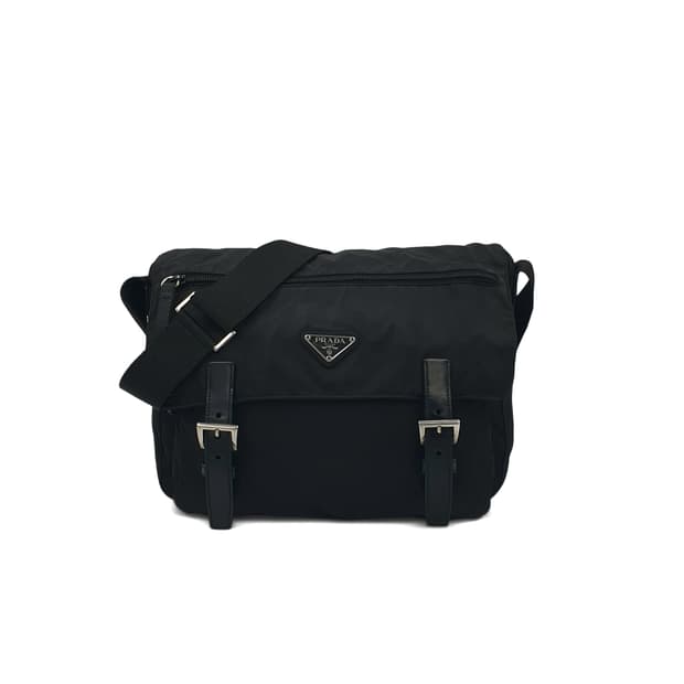프라다 리나일론 투버클 메신저백 크로스백 숄더백 B6671