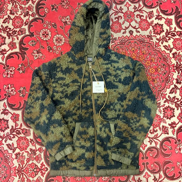 Diesel Camo Fleece Zip-up Hoodie