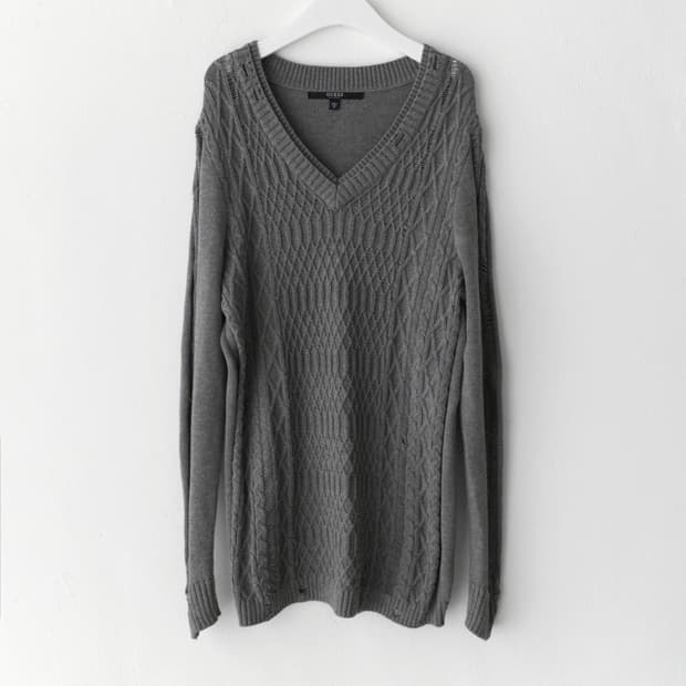 guess) damage long knit