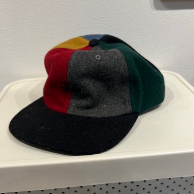 스투시 6패널 울캡