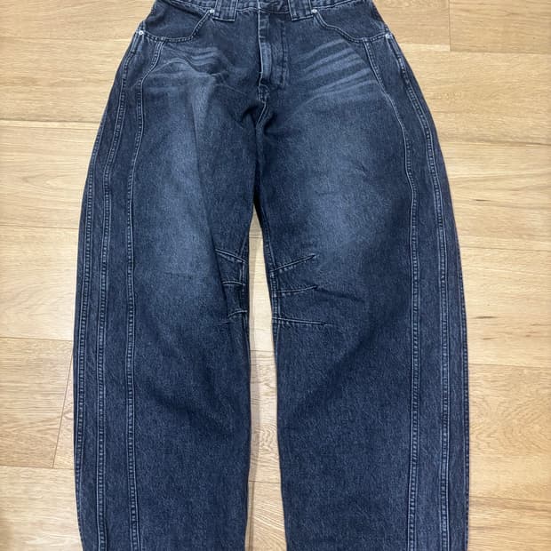 9999아카이브 커브드 데님