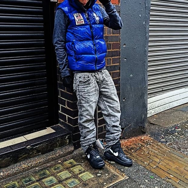 폴로 빅포니 패딩 조끼 Polo big pony puffer vest