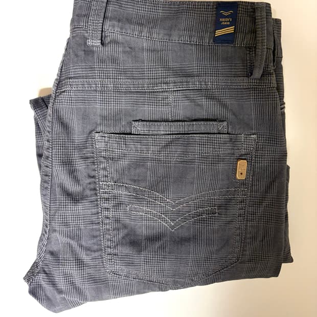 메이종(Mason's) 프리미엄 체크 팬츠 (50사이즈)