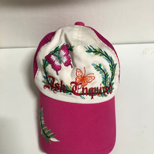 ask 에스크 자수 볼캡