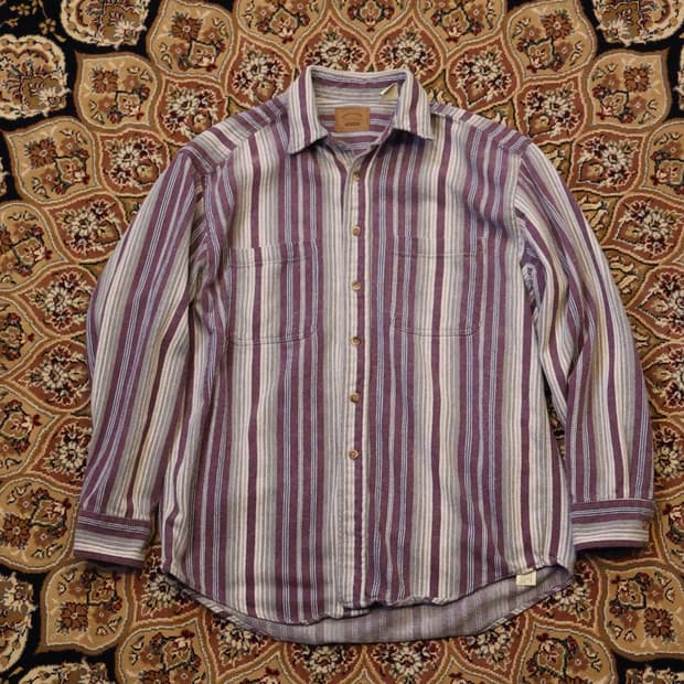 90s 빈티지 JC Penny St Johns Bay 헤비웨이트 셔츠
