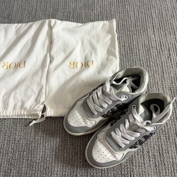 [37] 디올 오블리크 B27 스니커즈 240사이즈