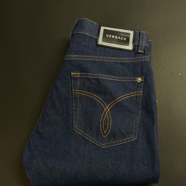 VERSACE 베르사체 그레카 슬림핏 진 