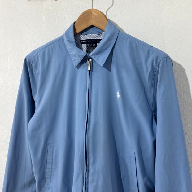 폴로 스카이블루 스윙톱 자켓