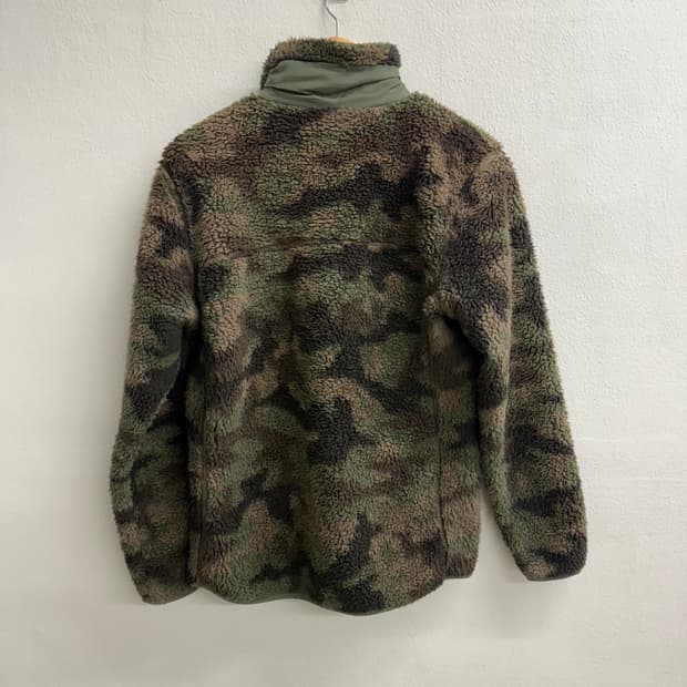 콜롬비아 밀리터리 카모 후리스 플리스 자켓 L