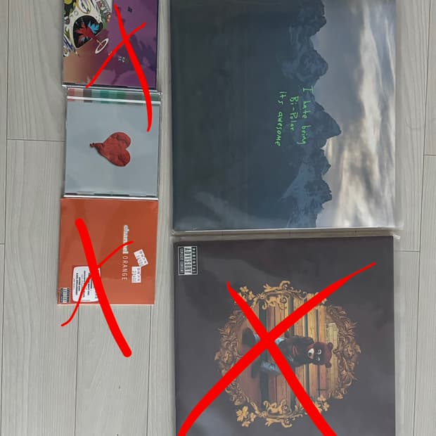 칸예,오션 lp,cd 팝니다 또세일
