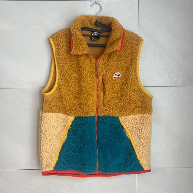 나이키 NSW 헤리티지 쉐르파 베스트 조끼 [L] 