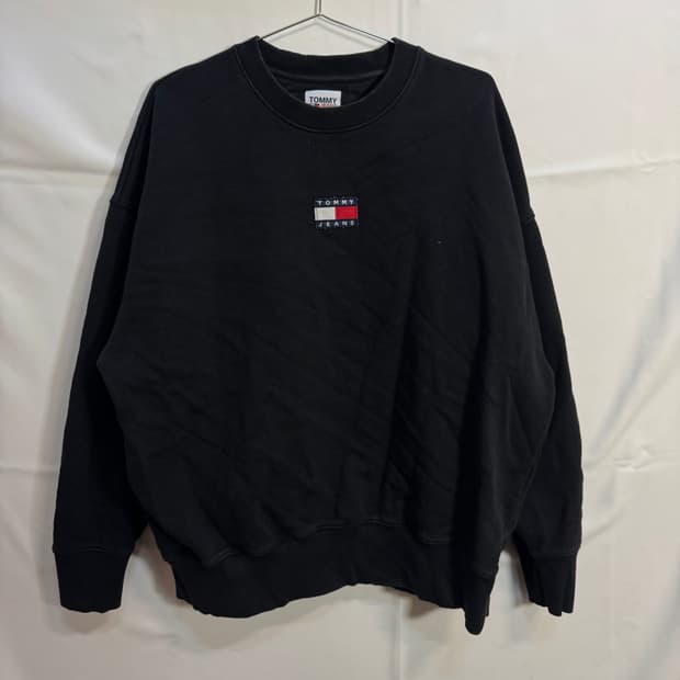 타미 진스 플래그 라운드 맨투맨