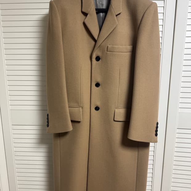 22FW 시스템옴므 파리컬렉션 캐시미어 오버핏 코트 100~105