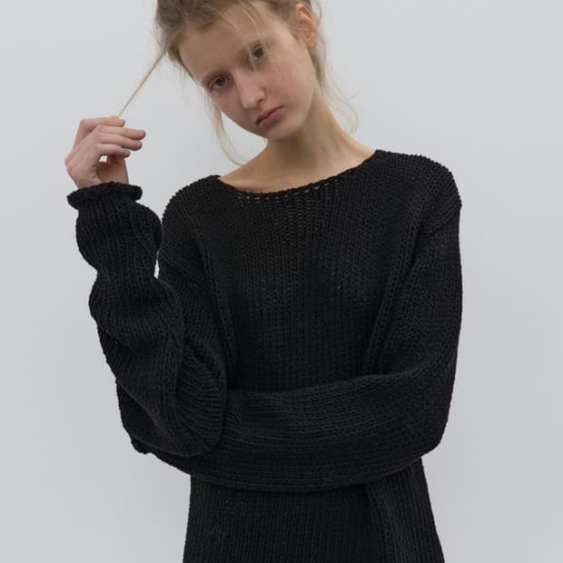 [구매] 낫띵에브리띵 RELAXED COTTON SWEATER