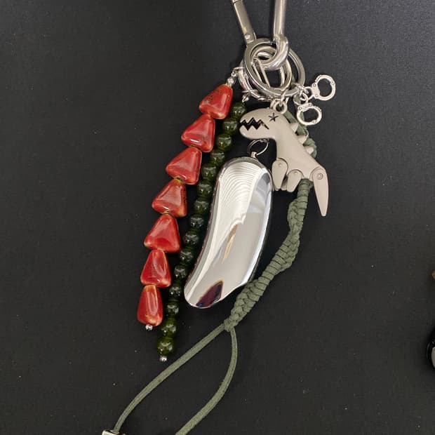 미니 공룡 팬던트 키링