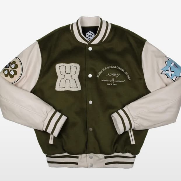 엑스톤즈 스타디움 자켓 카키 (L 105 추천)