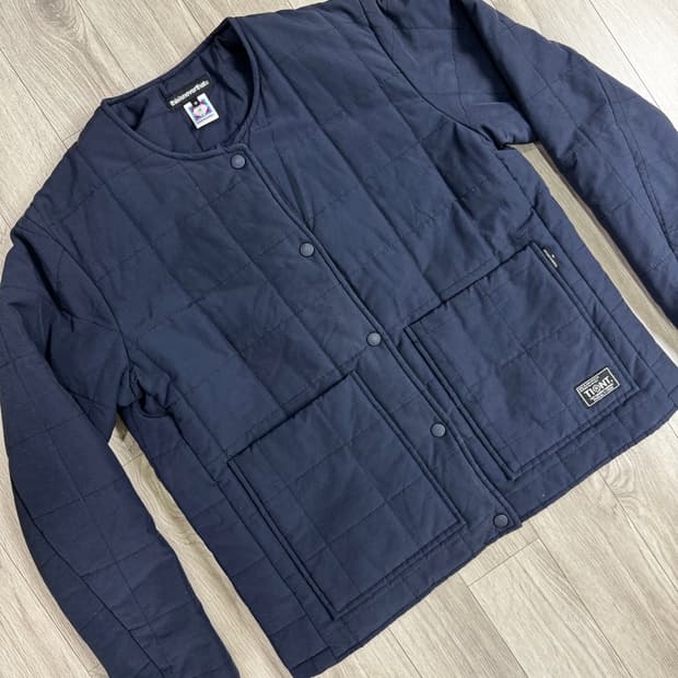 디스이즈네버댓 퀼팅 자켓 네이비