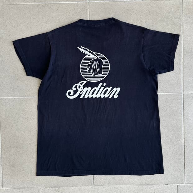 90s 빈티지 인디언 모터사이클 티셔츠 INDIAN MOTORCYCLE