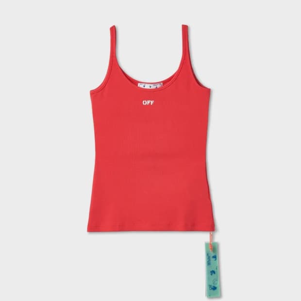 Off-White 나시 탑